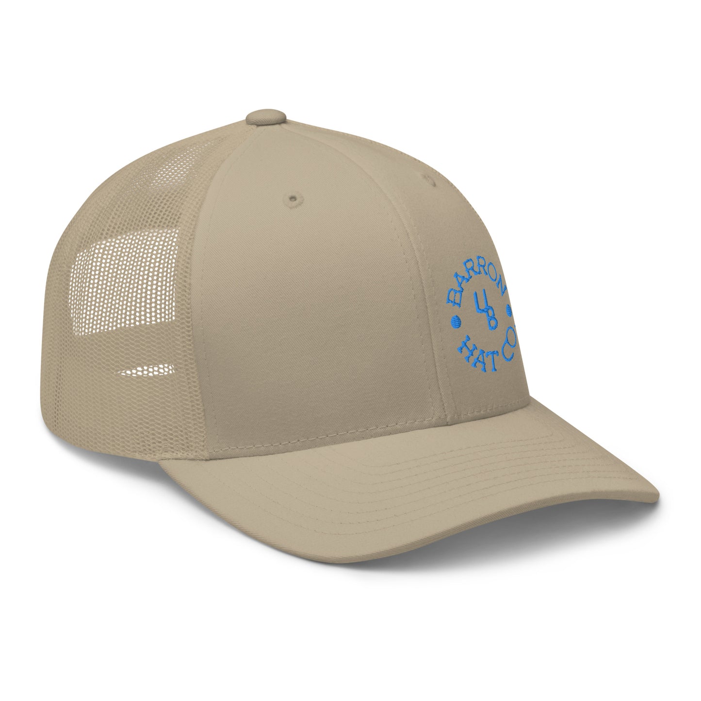 Turquoise Circle 4B Trucker Hat