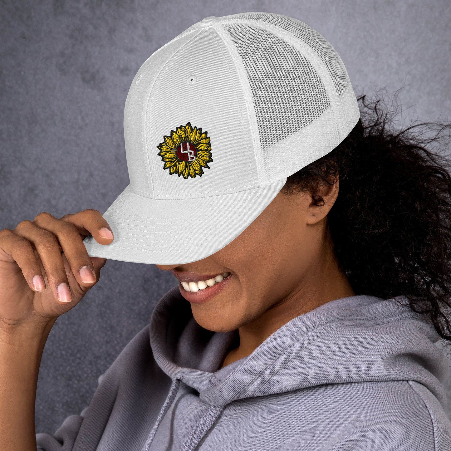 4B Sunflower Trucker Hat