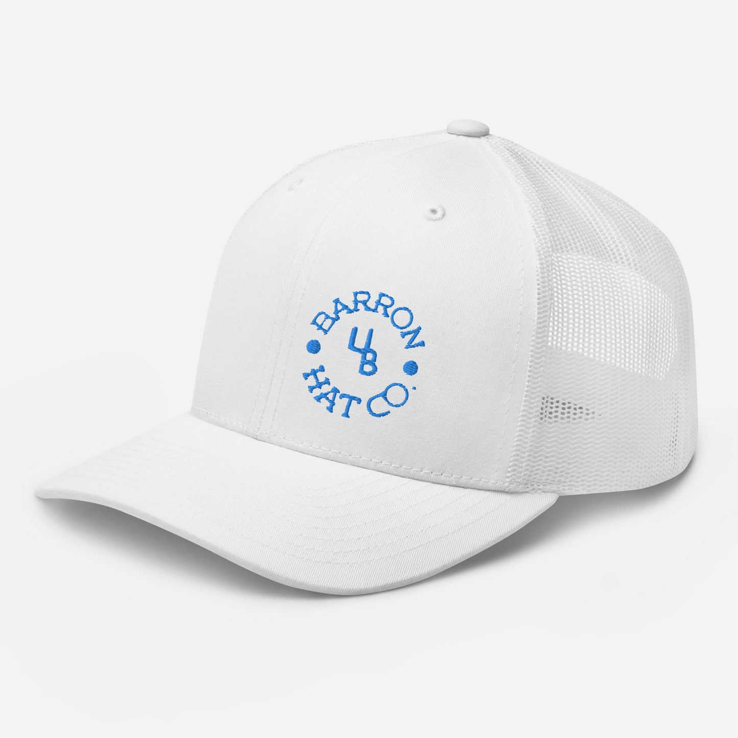 Turquoise Circle 4B Trucker Hat