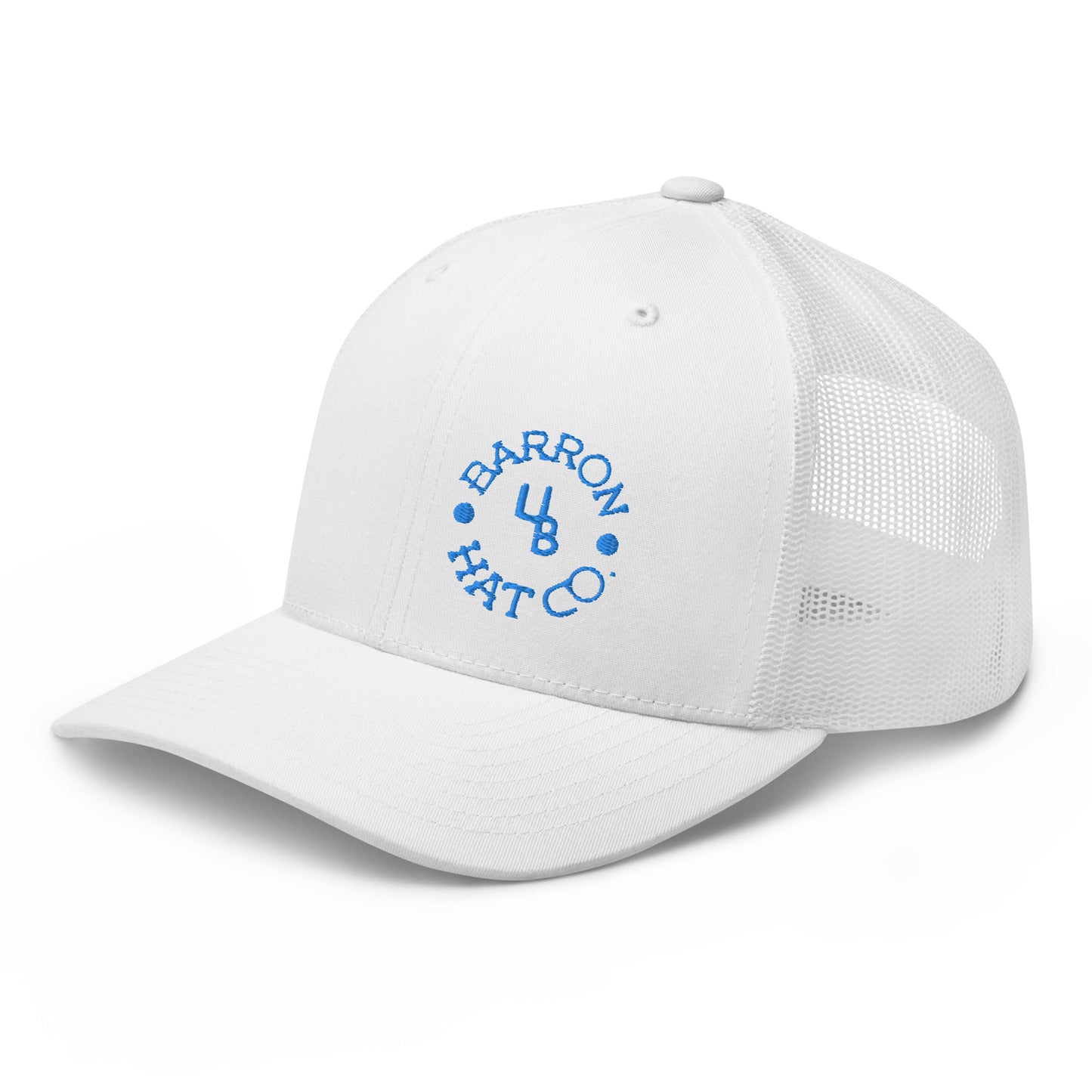 Turquoise Circle 4B Trucker Hat