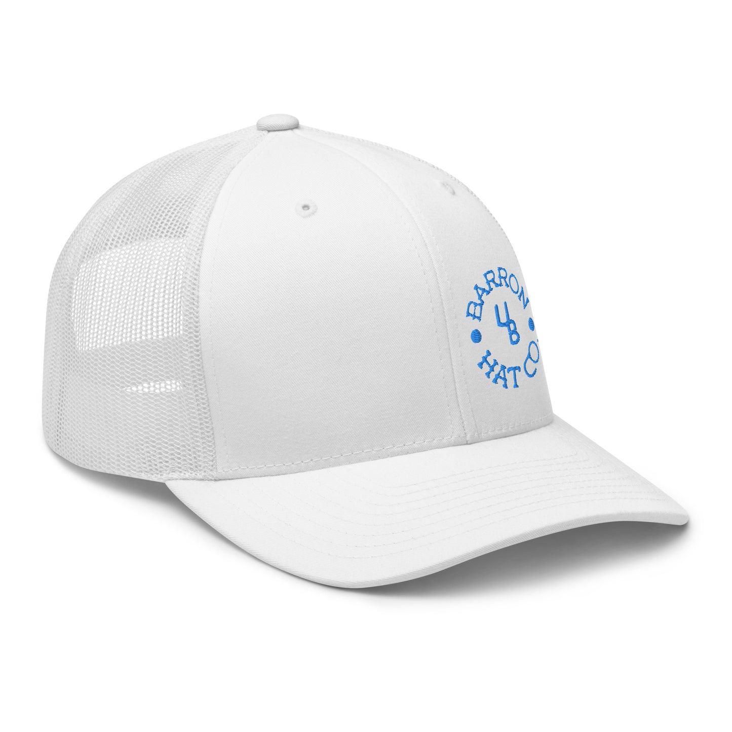 Turquoise Circle 4B Trucker Hat