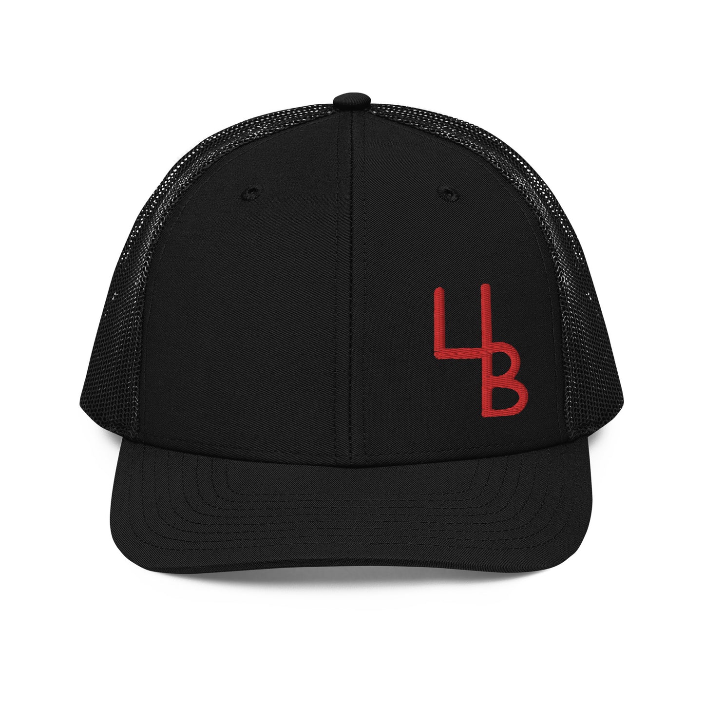 Black & Red Trucker Hat