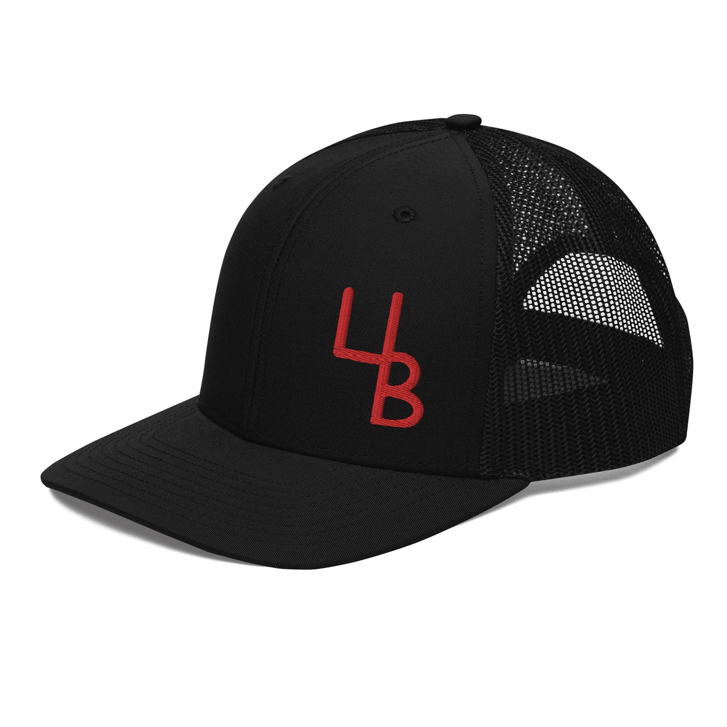 Black & Red Trucker Hat