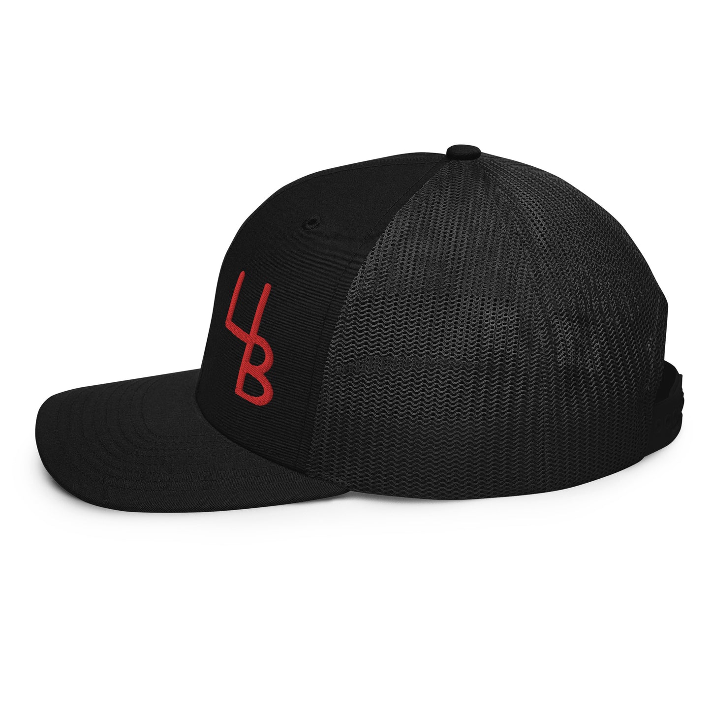 Black & Red Trucker Hat