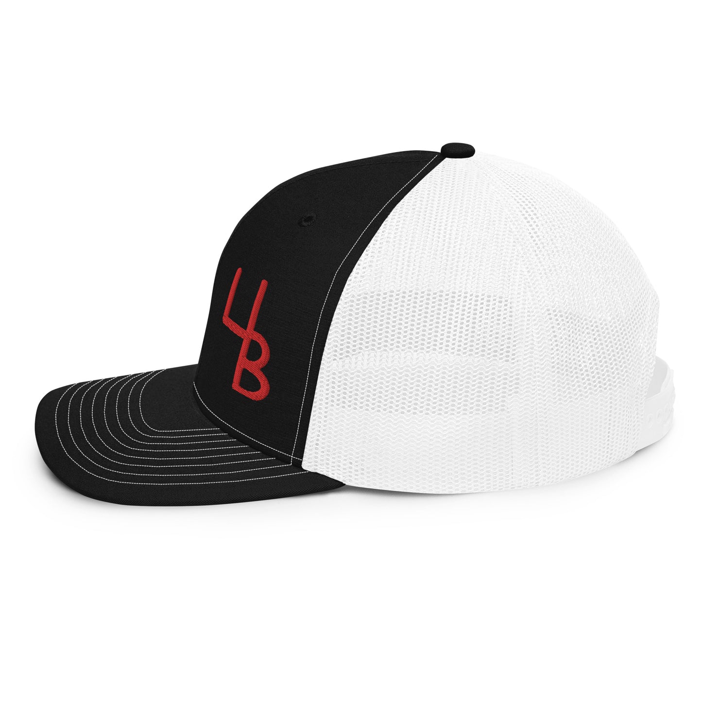 Black & Red Trucker Hat