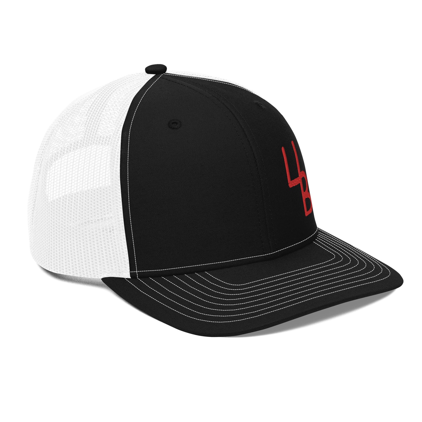 Black & Red Trucker Hat