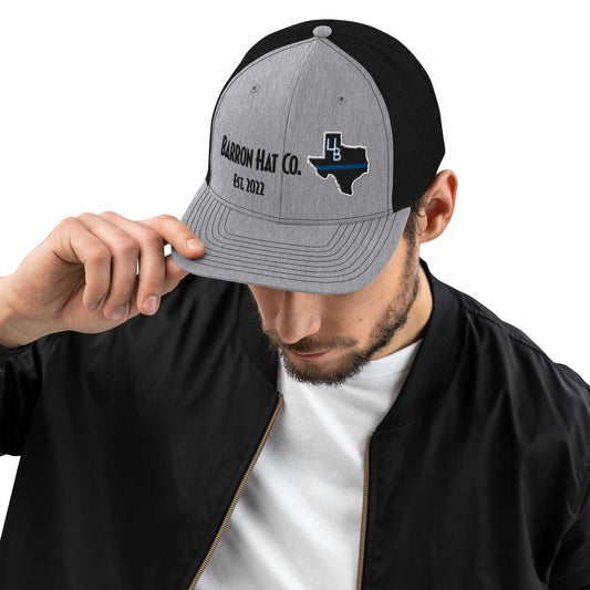 Blue Line Trucker Hat