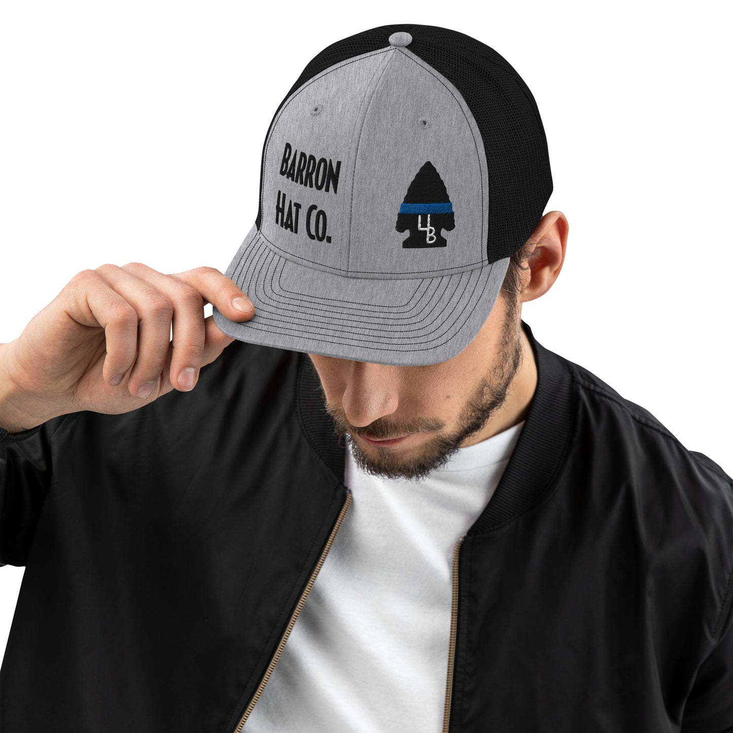 Arrowhead Blue Line Trucker Hat