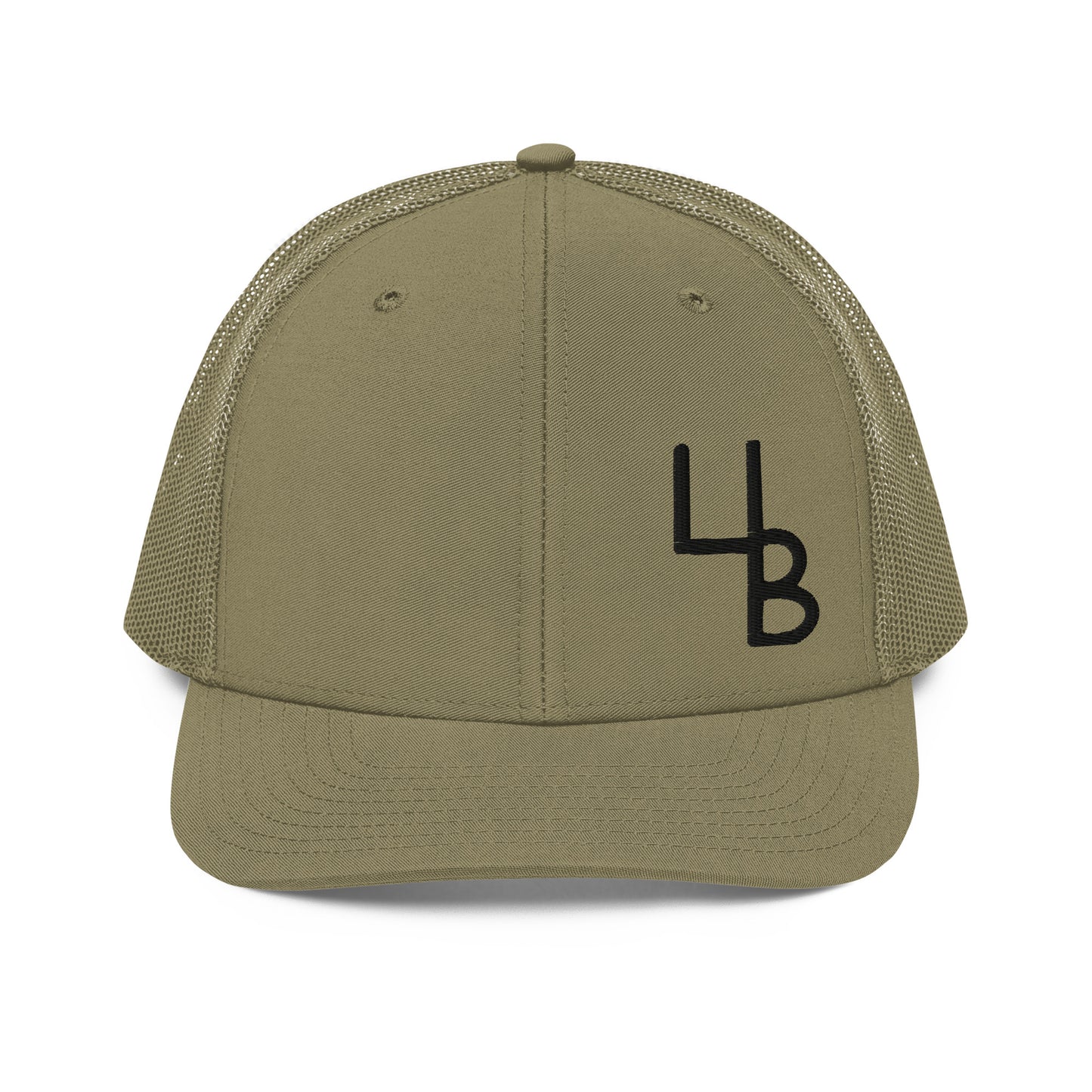 Khaki Side Logo Trucker Hat