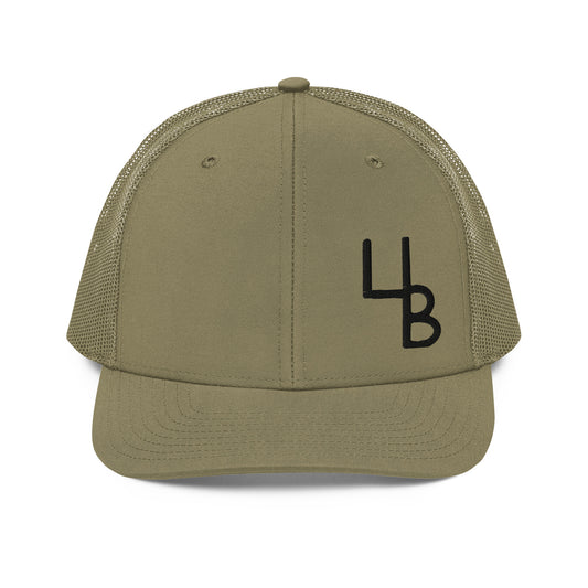 Khaki Side Logo Trucker Hat