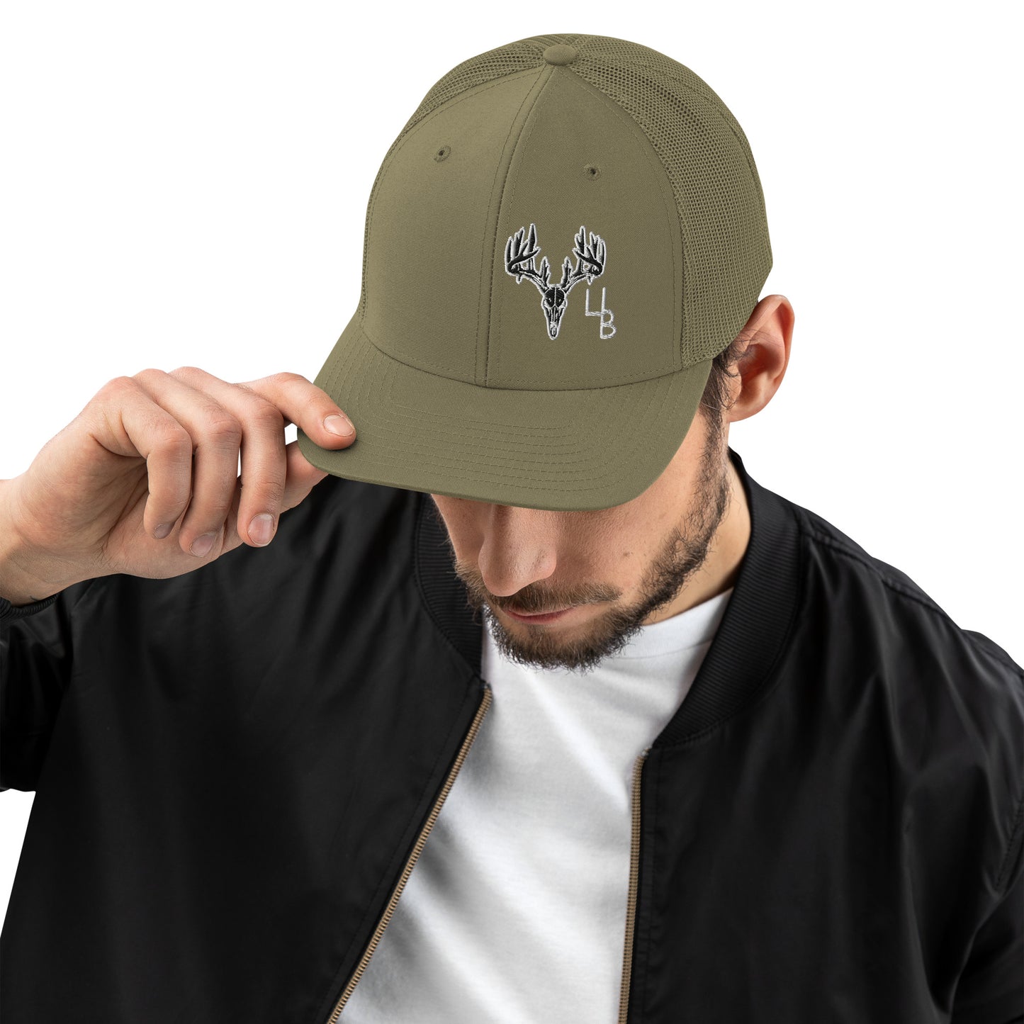 4B Buck in Black Trucker Hat