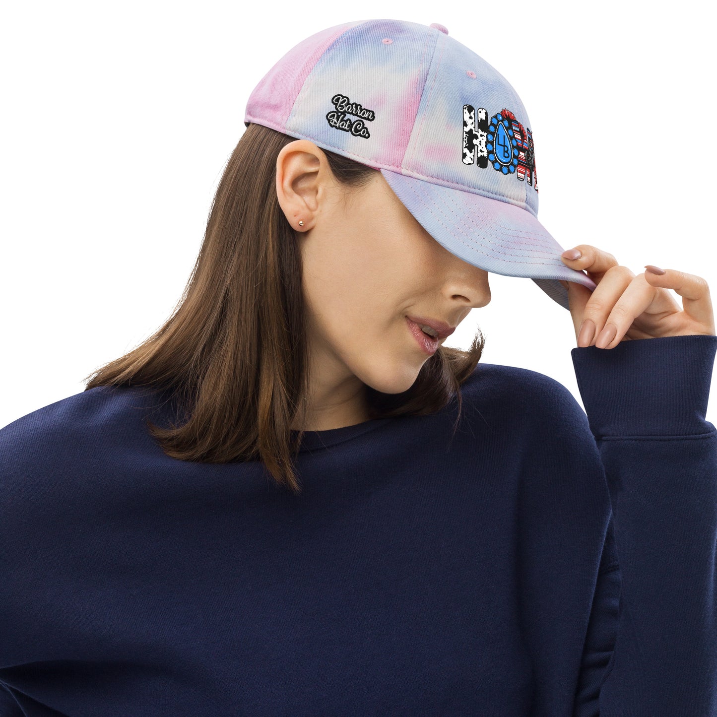 Howdy Tie dye Ball Cap