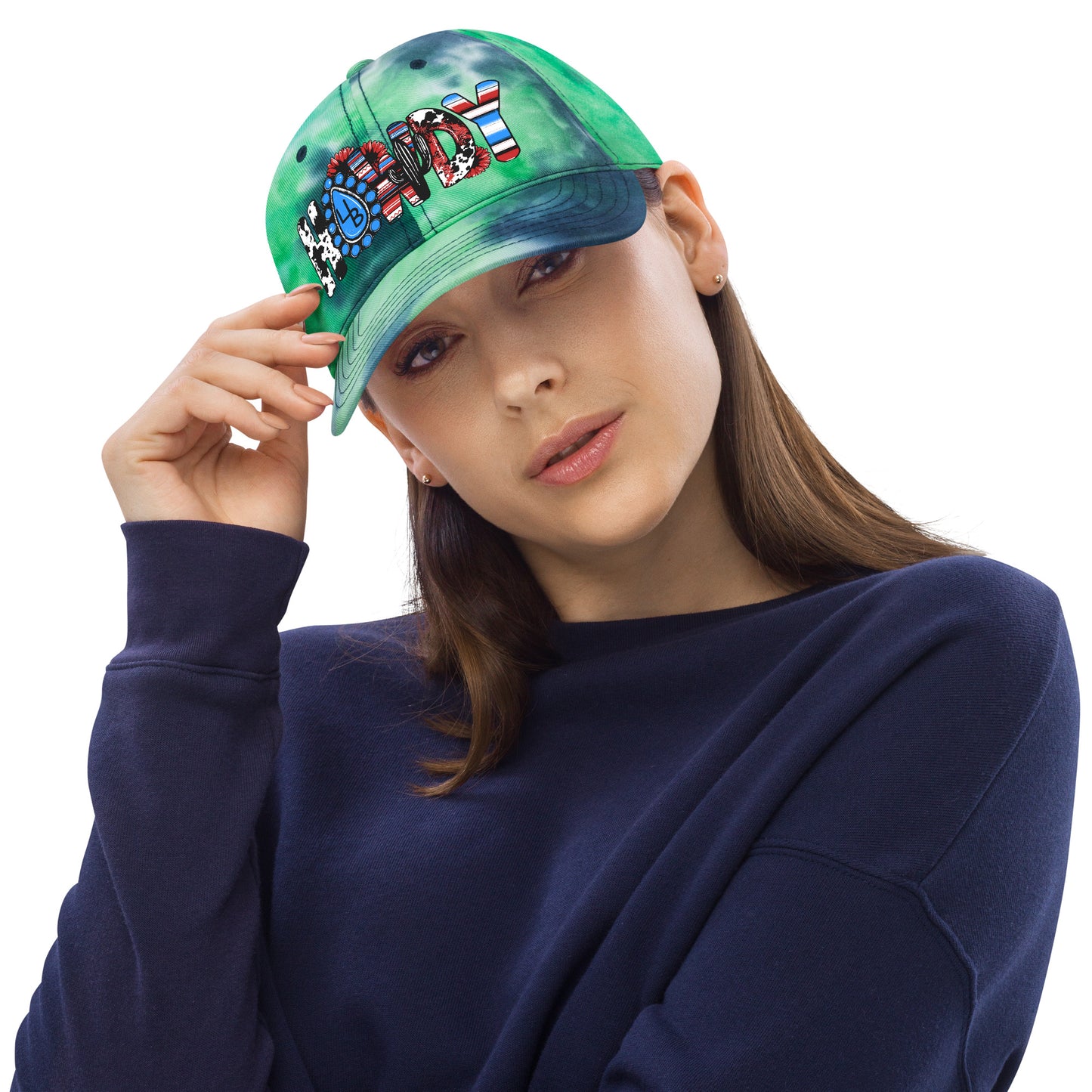 Howdy Tie dye Ball Cap