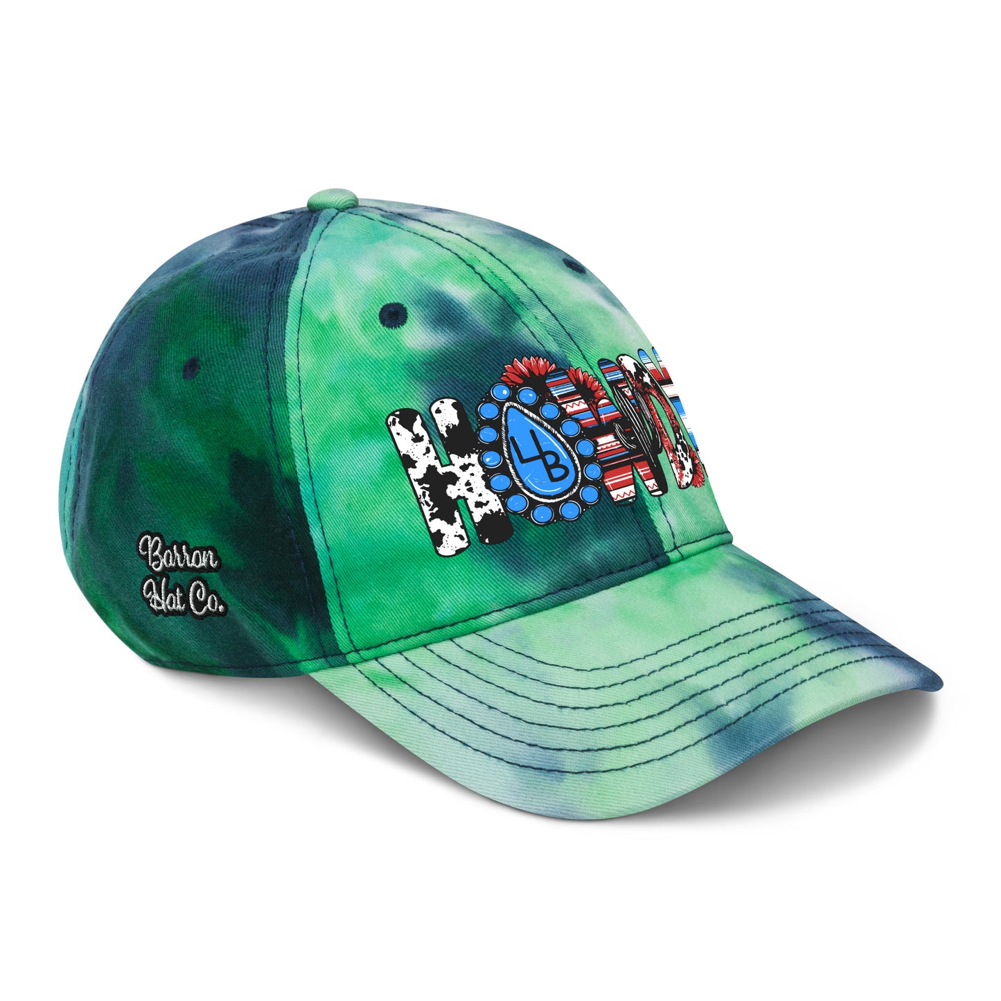 Howdy Tie dye Ball Cap