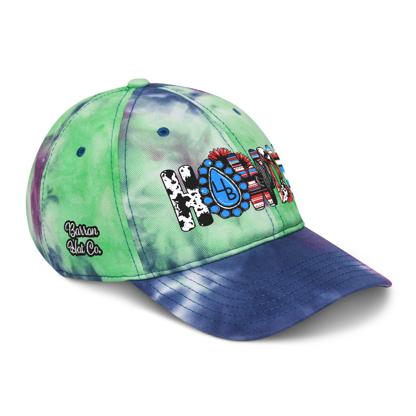 Howdy Tie dye Ball Cap