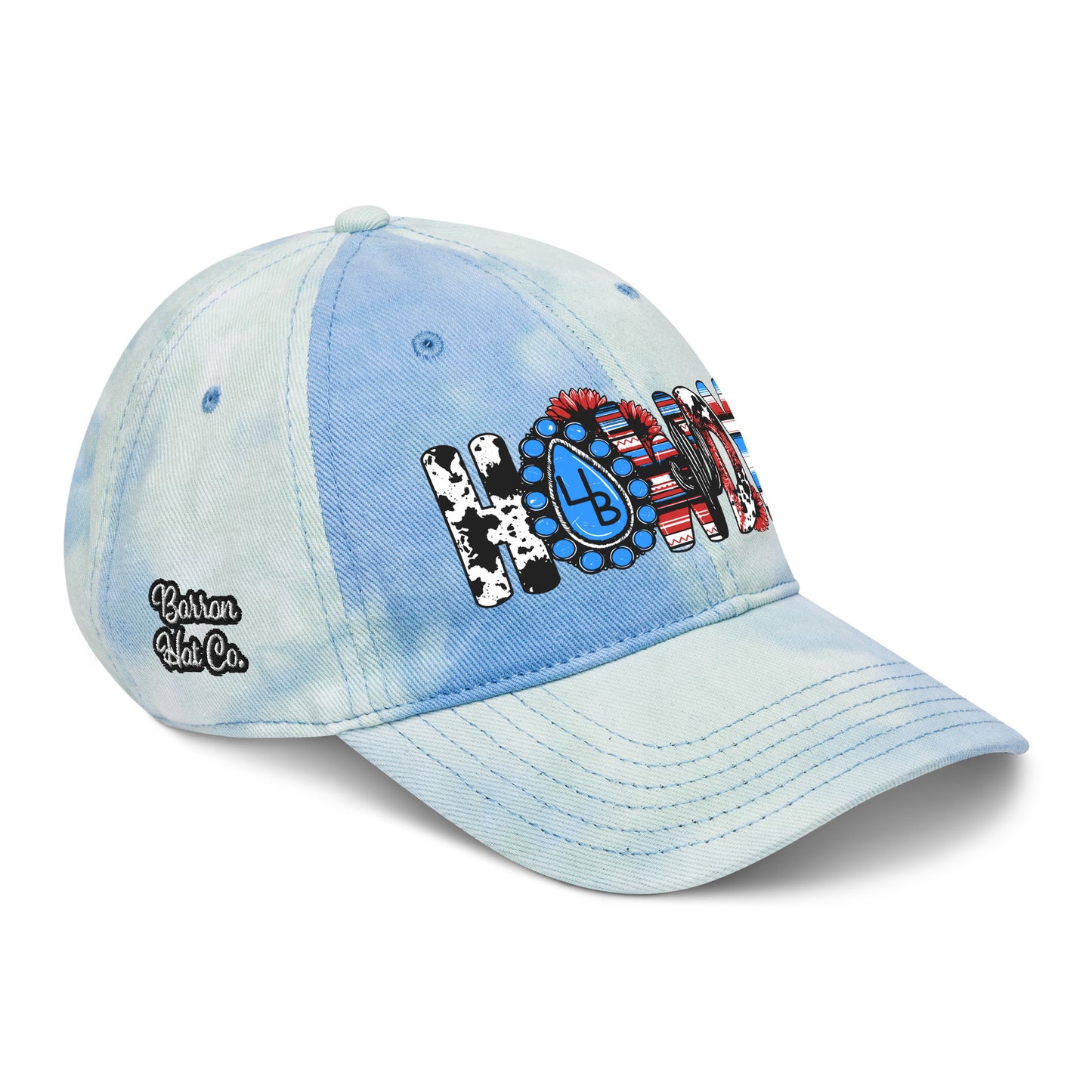 Howdy Tie dye Ball Cap