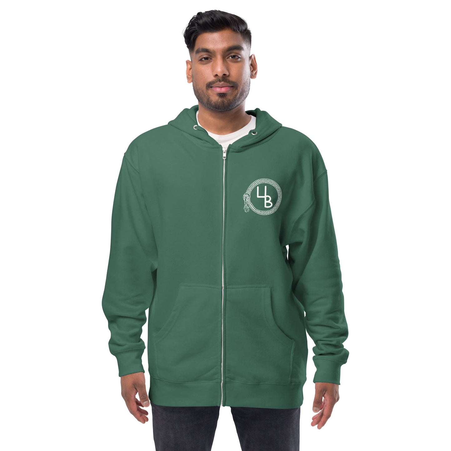 4B Lariat fleece zip up hoodie