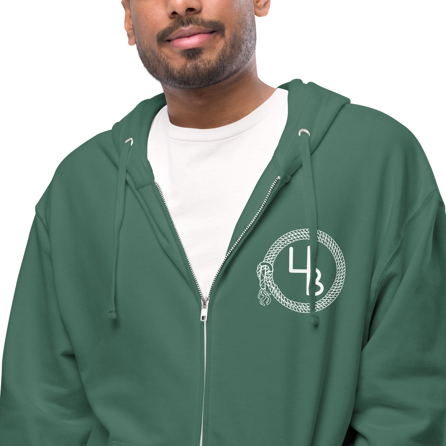 4B Lariat fleece zip up hoodie