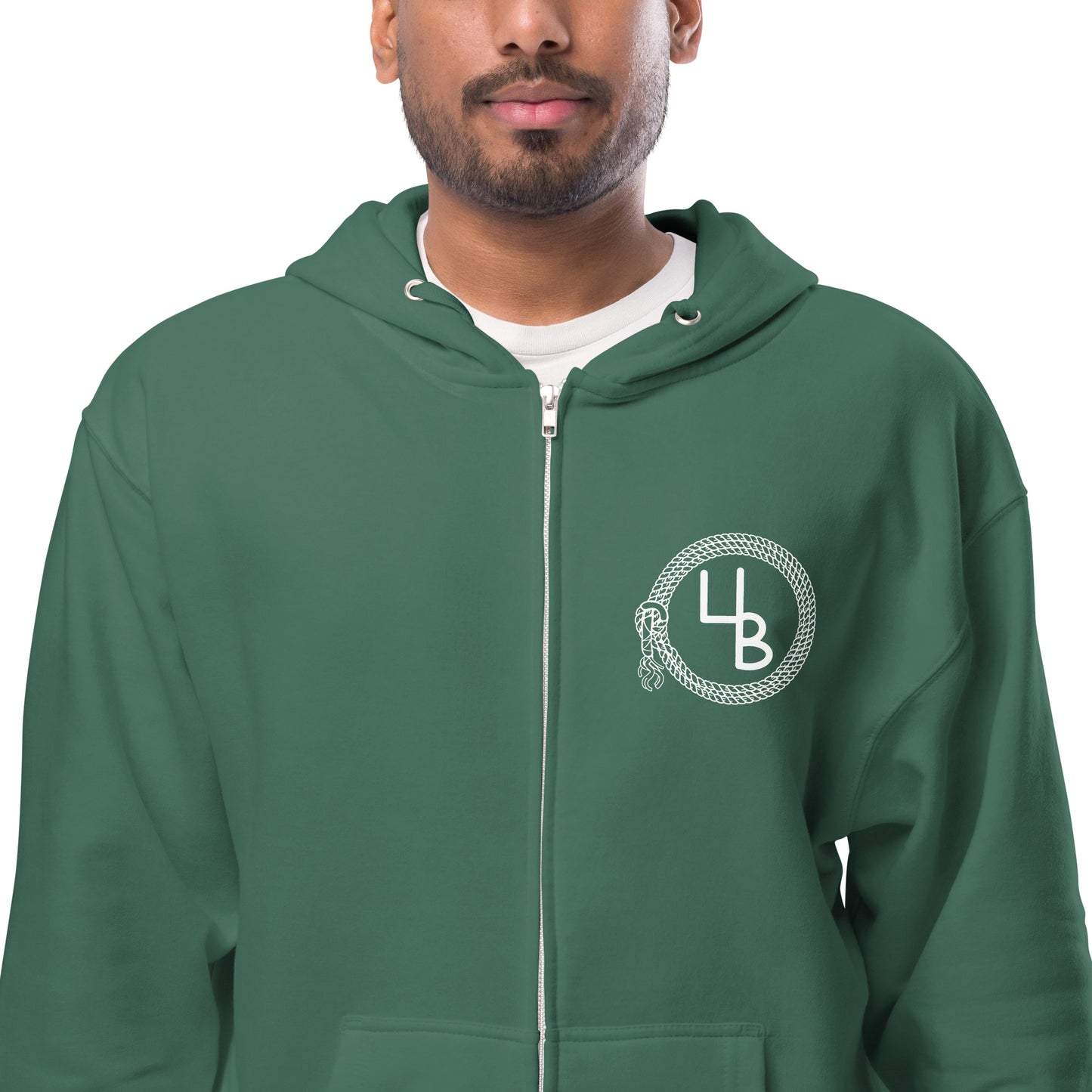 4B Lariat fleece zip up hoodie