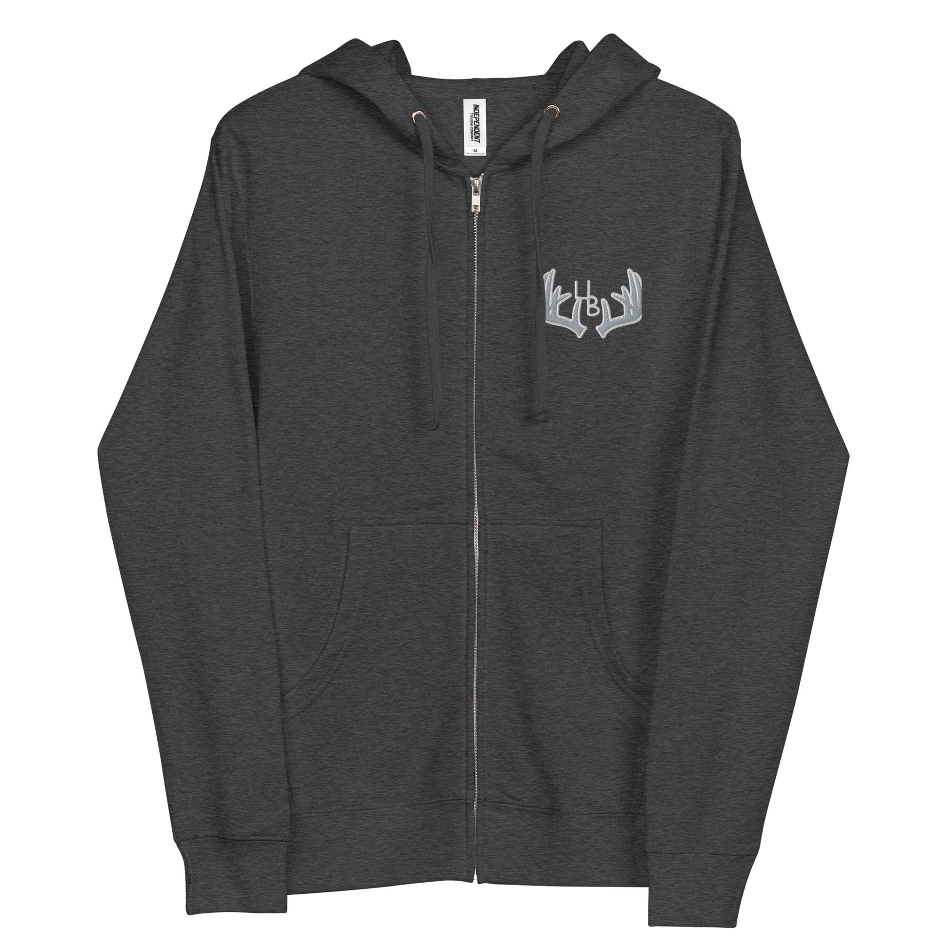 4B Antlers fleece zip up hoodie With its soft, premium quality fleece fabric and jersey-lined hood, this unisex zip-up hoodie will be a cozy addition to your outfit. Pair it with jeans, shorts, a skirt, or a dress to stay warm in style. • 80% cotton, 20%