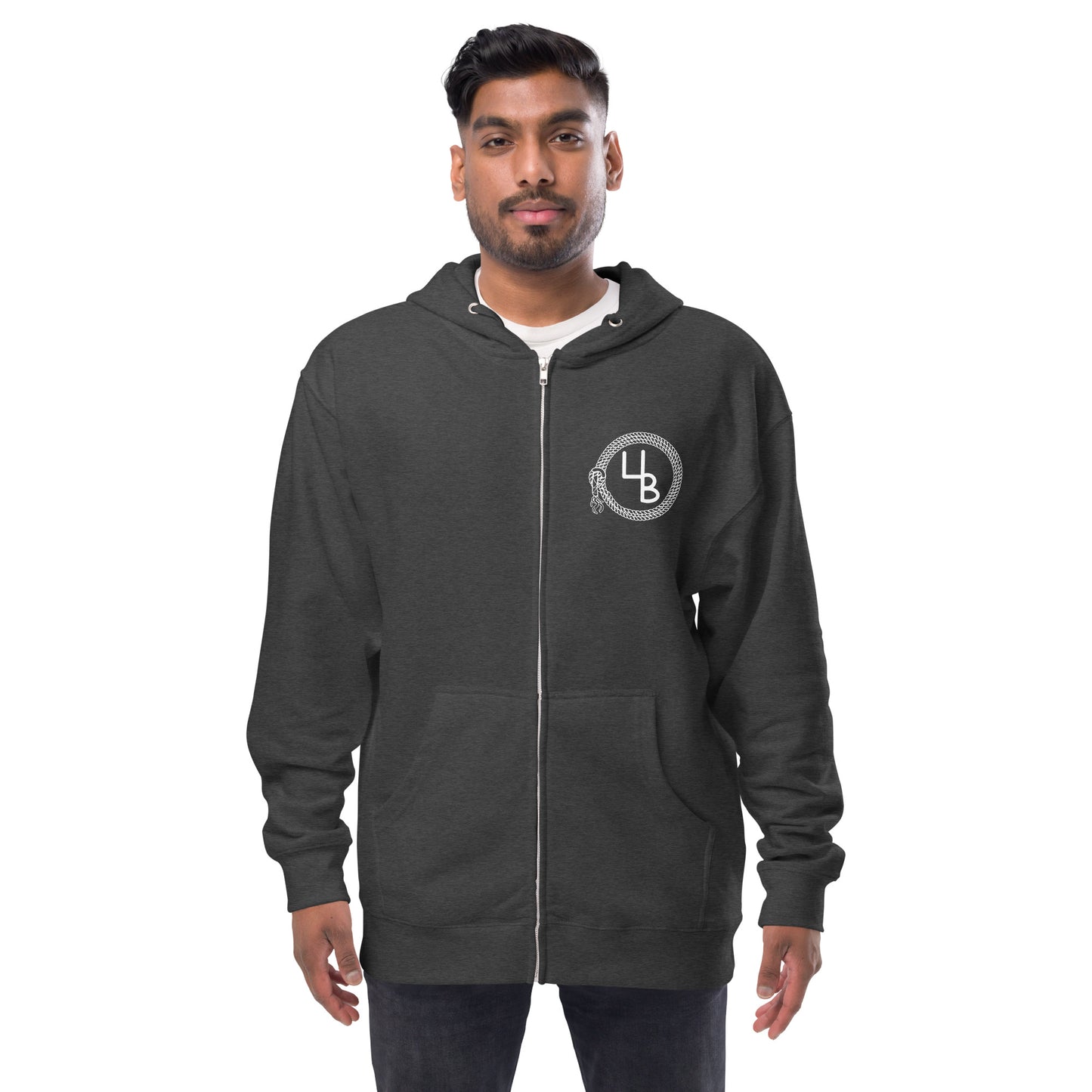 4B Lariat fleece zip up hoodie