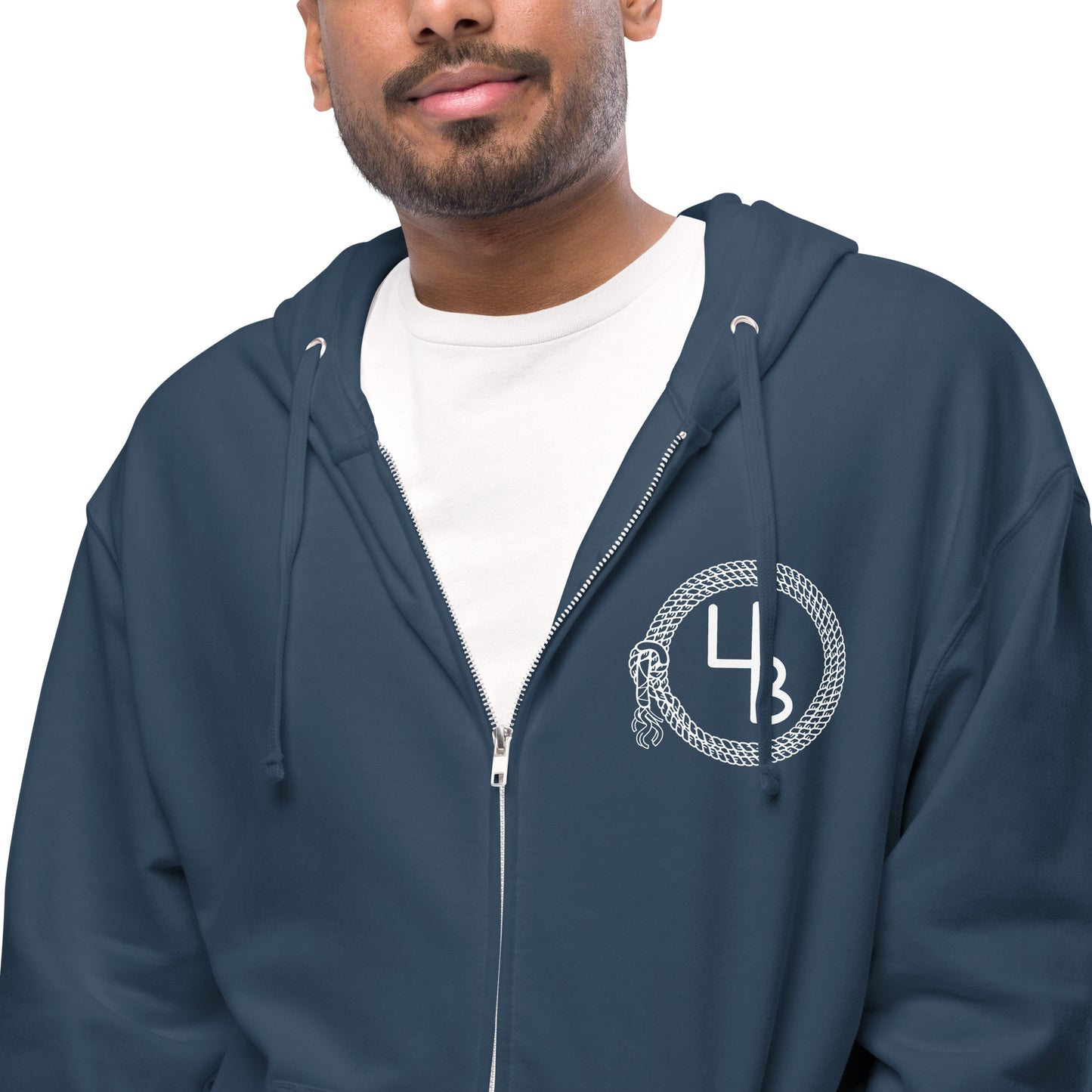 4B Lariat fleece zip up hoodie