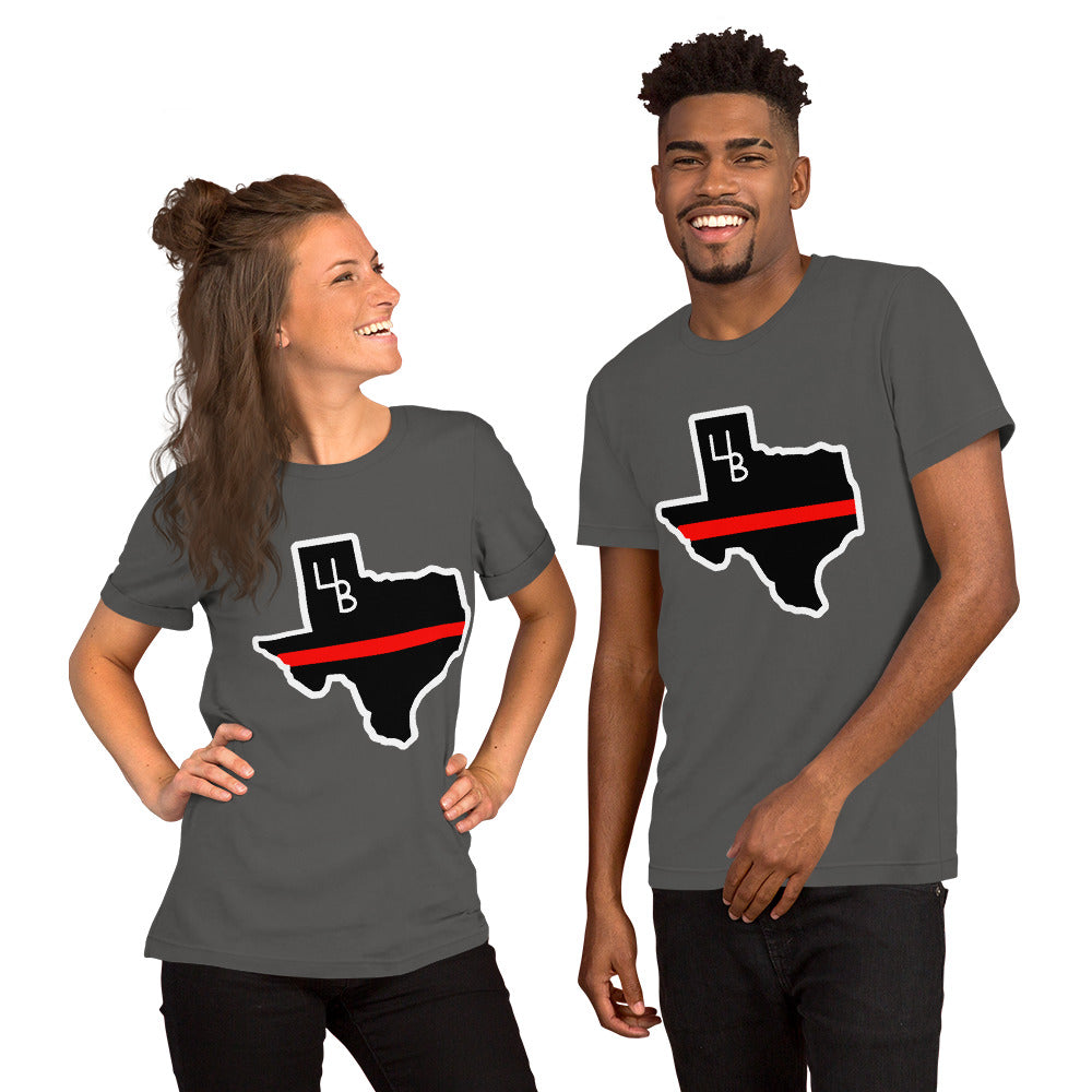 Texas Red Line Unisex t-shirt