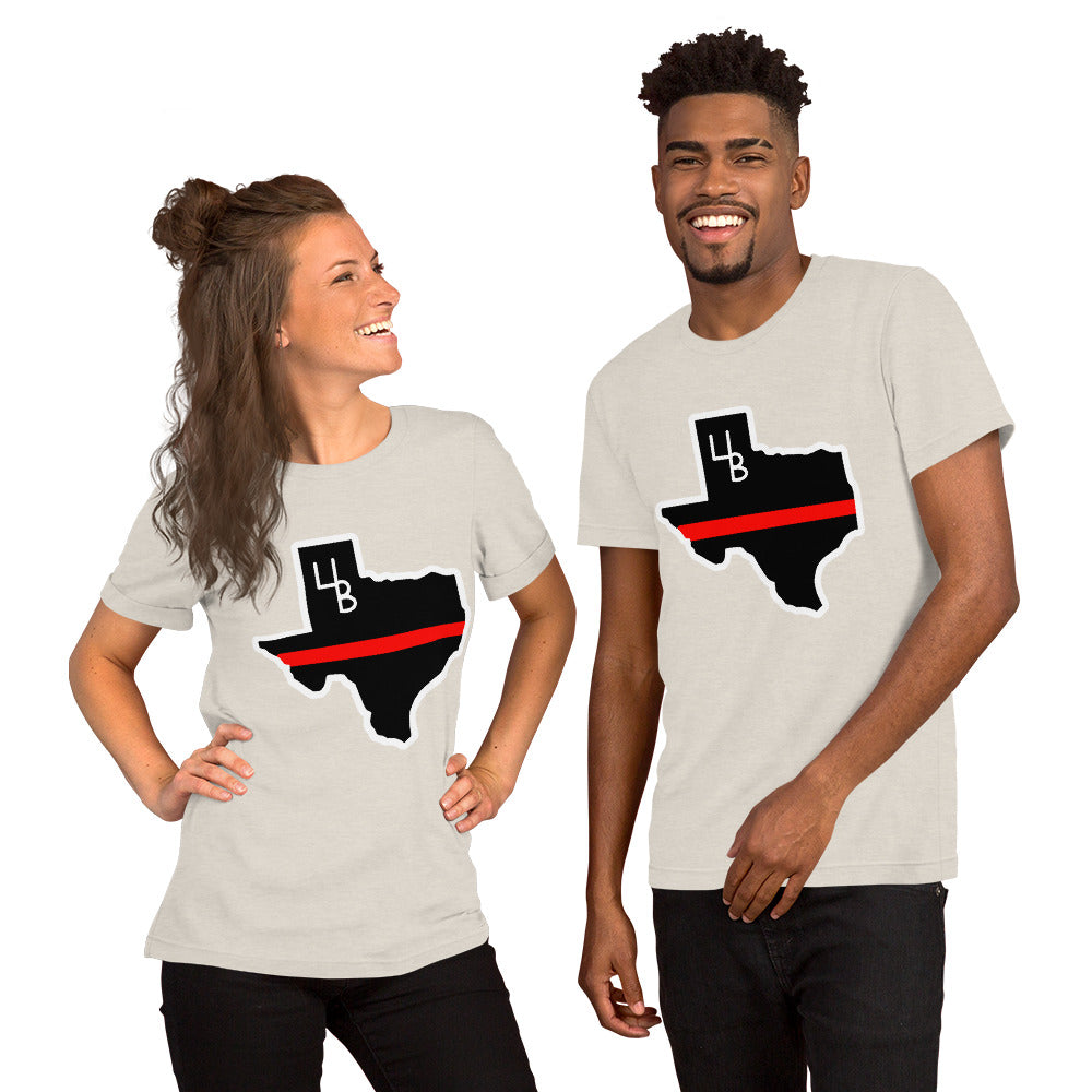 Texas Red Line Unisex t-shirt