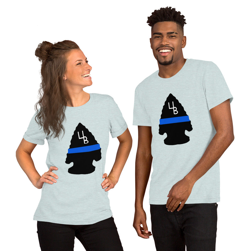 Arrowhead Blue Line Unisex t-shirt