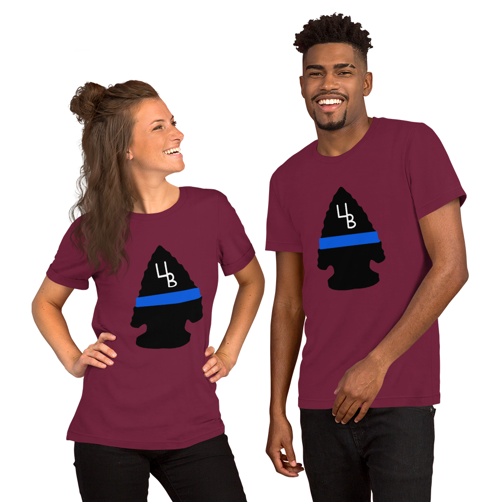 Arrowhead Blue Line Unisex t-shirt