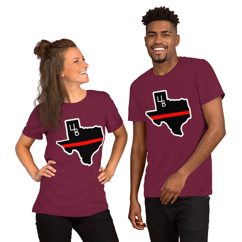 Texas Red Line Unisex t-shirt