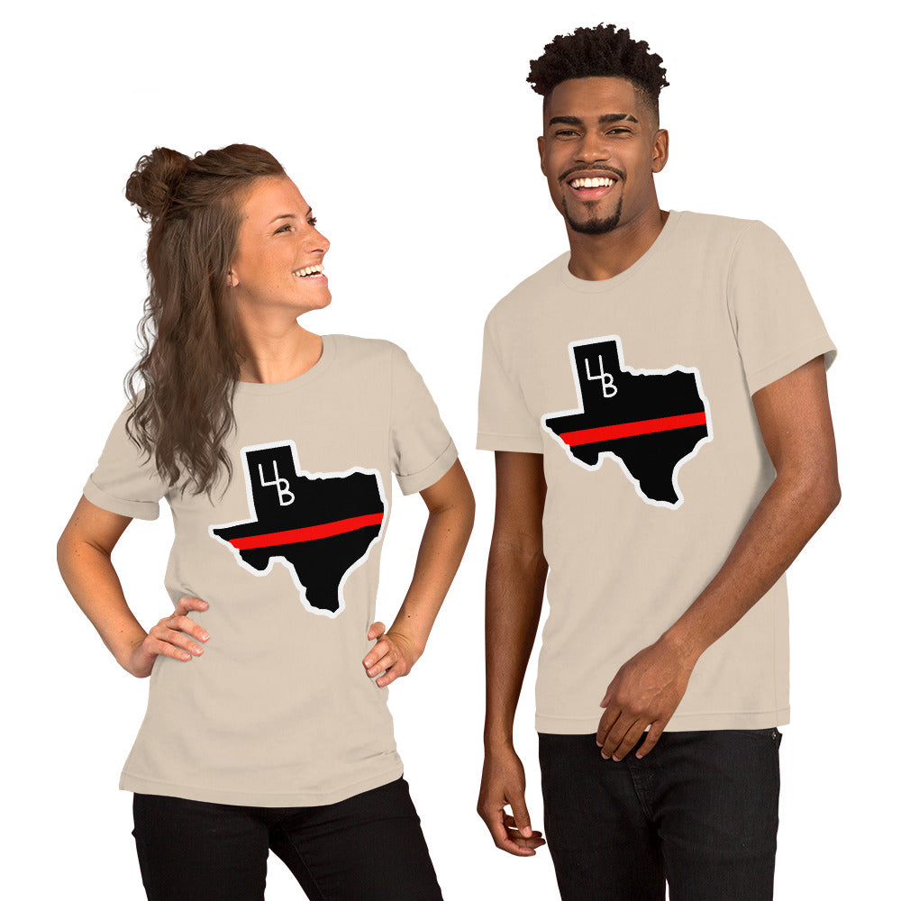 Texas Red Line Unisex t-shirt