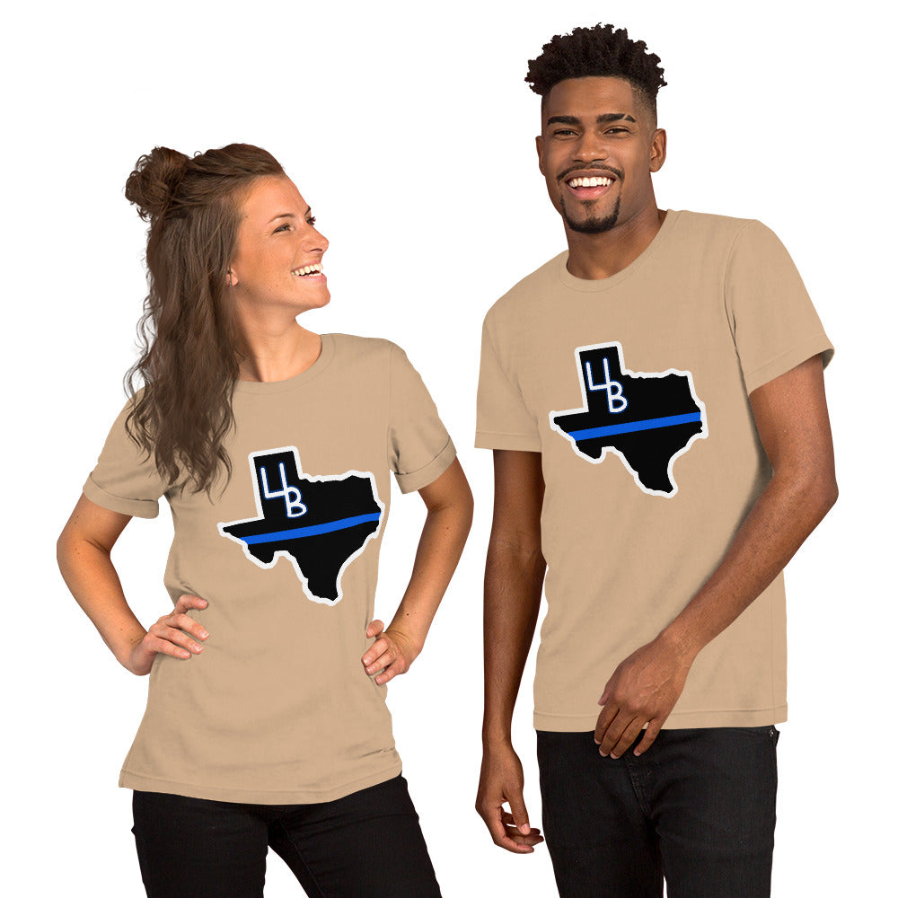 Texas Blue Line Unisex t-shirt