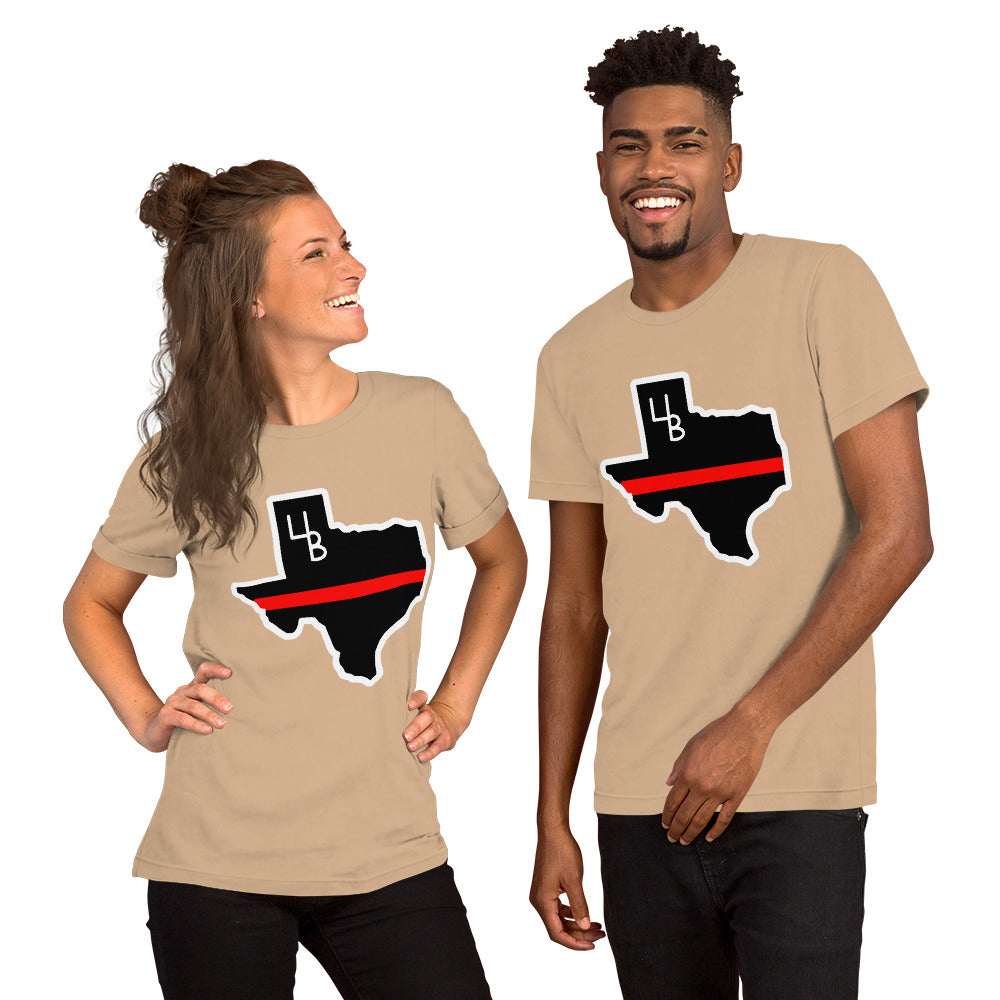 Texas Red Line Unisex t-shirt